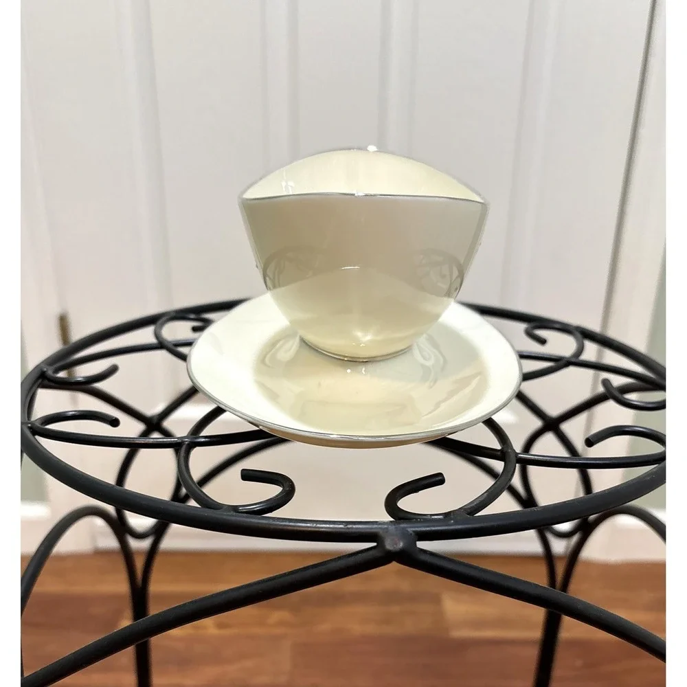 Vintage and Discontinued Lenox Princess Pattern Gravy Boat, Fantastic Condition